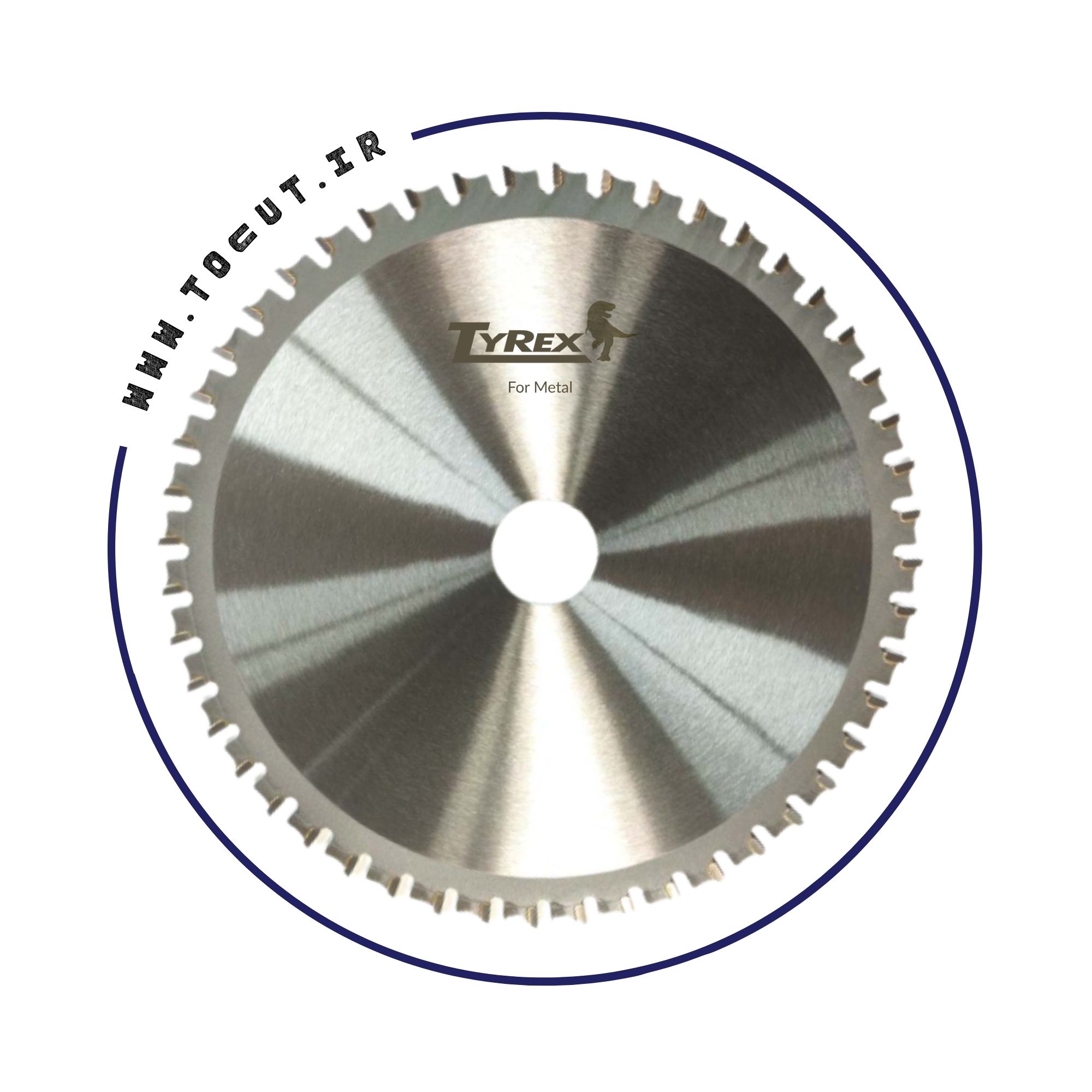 تیغ اره دیسکی الماسه فولاد بر TYREX سایز 30*2.2*230 دندانه 64